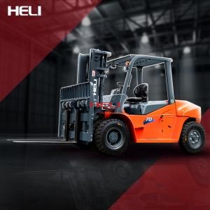 Бензиновый вилочный погрузчик HELI CPQD70