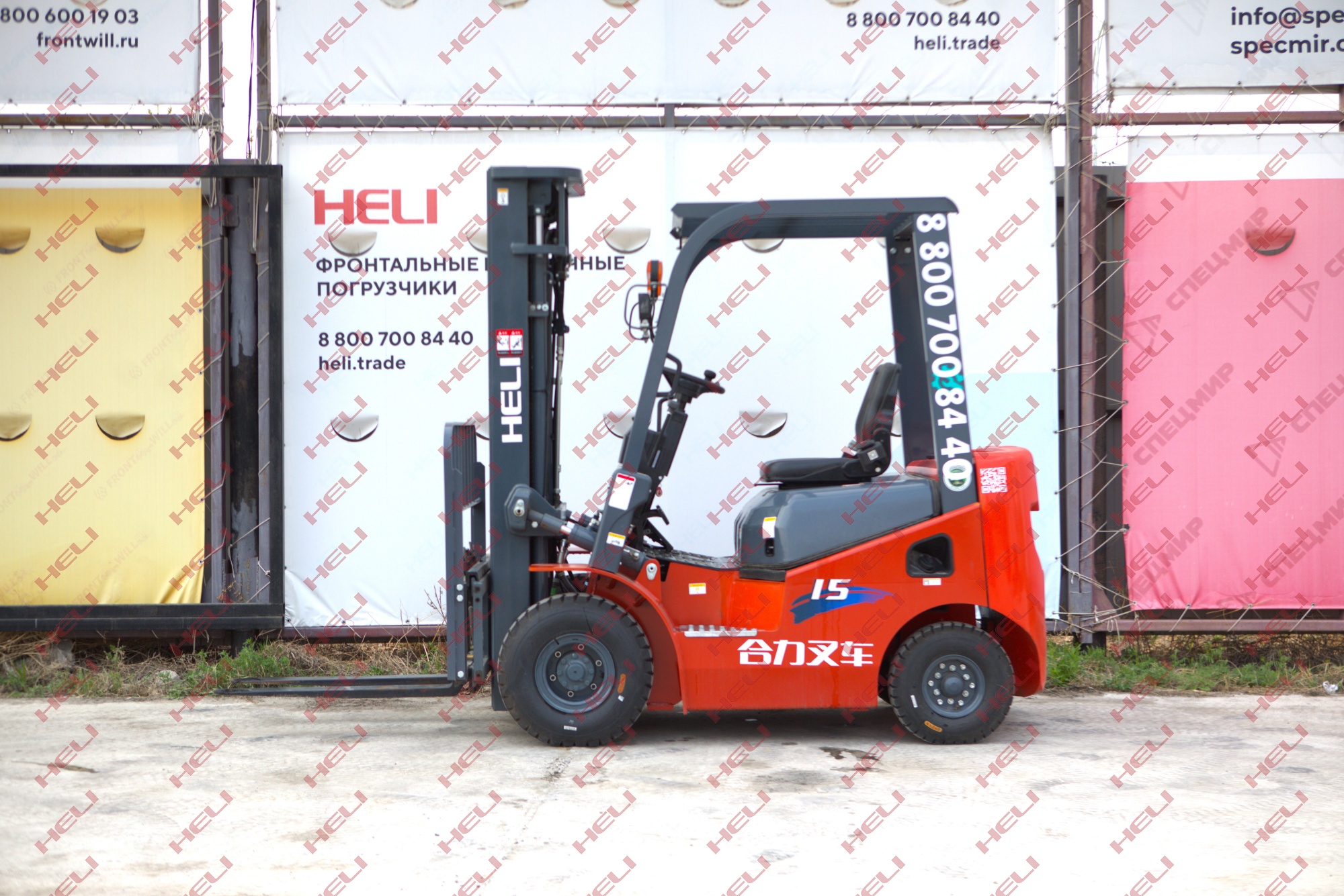Дизельный вилочный погрузчик HELI CPCD15