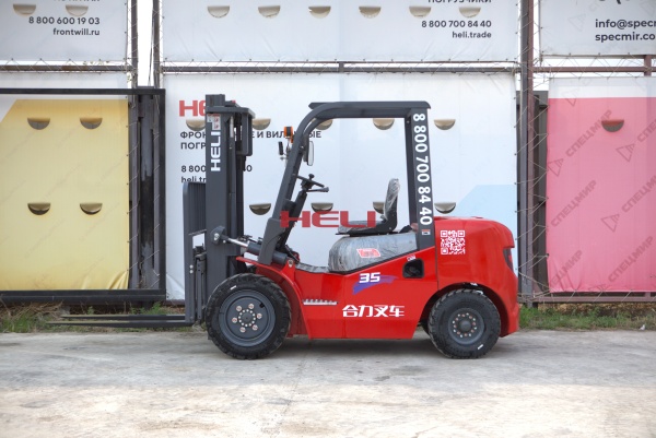 Дизельный Вилочный погрузчик HELI CPCD35