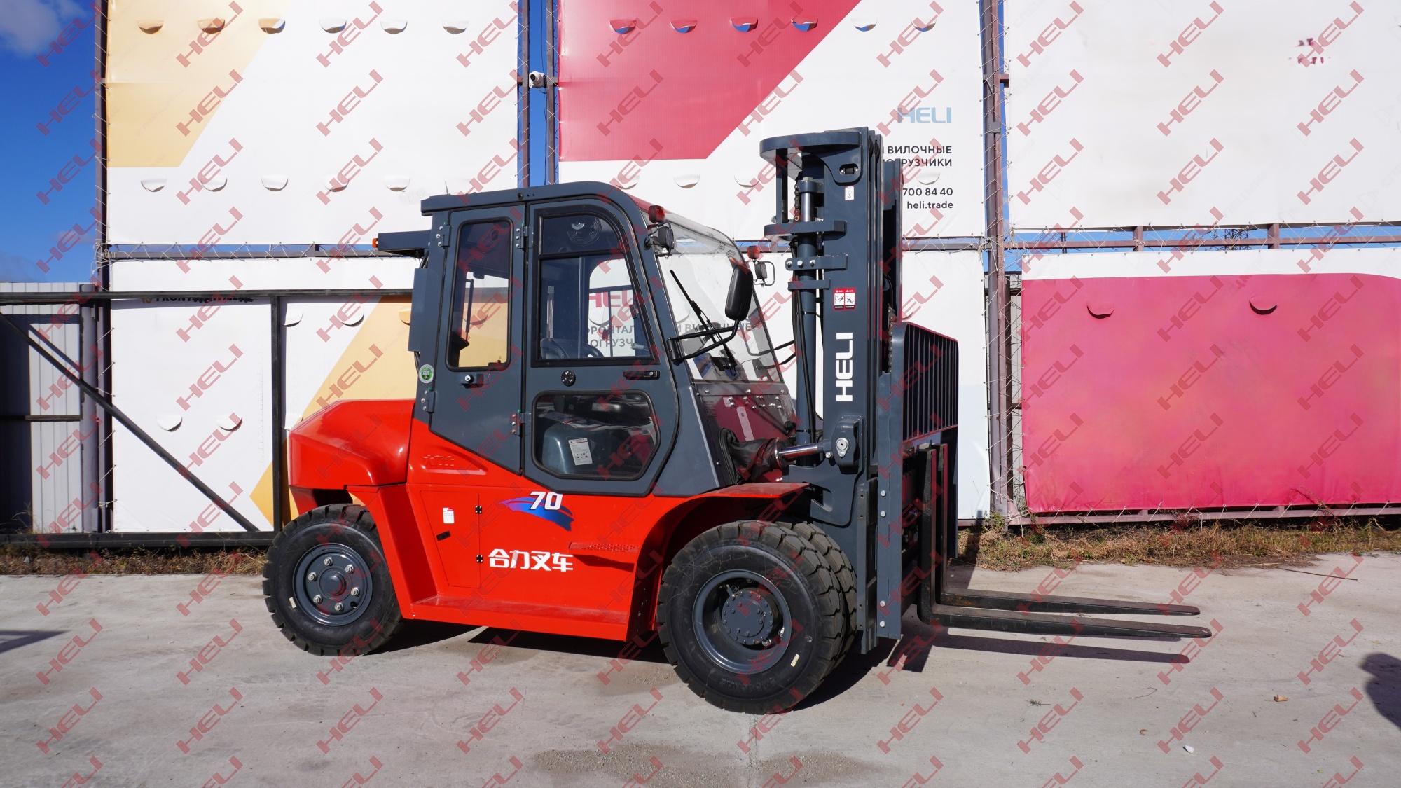 Дизельный вилочный погрузчик HELI CPСD70